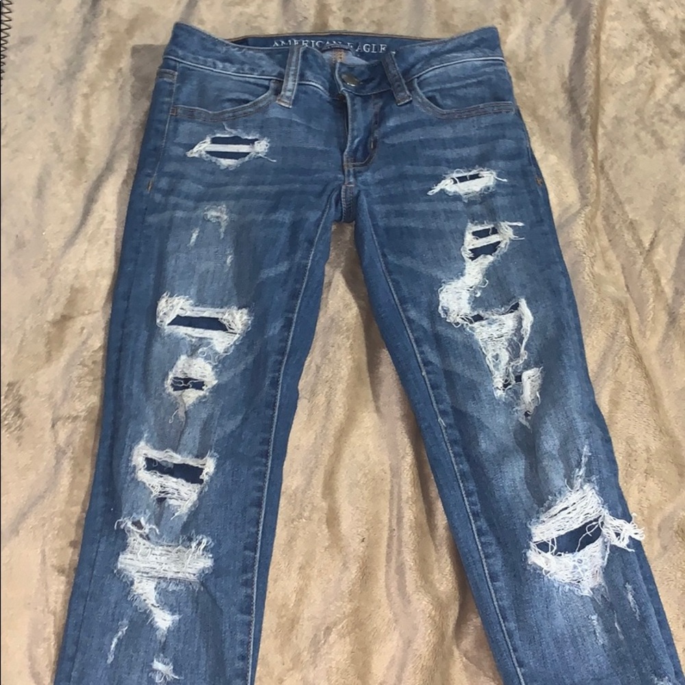 AE ripped jeans